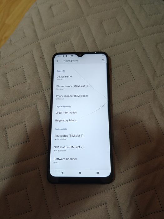 Motorola E22 64GB 4GB RAM sticla fisurată