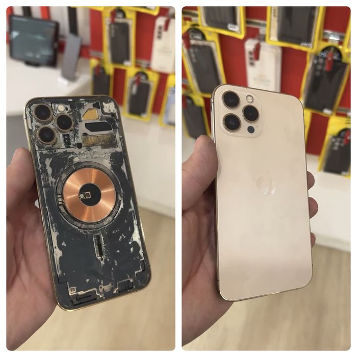 Inlocuire sticla spate iPhone prin laser