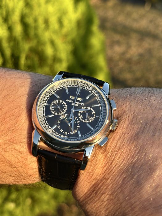 Patek philippe gray dial steel