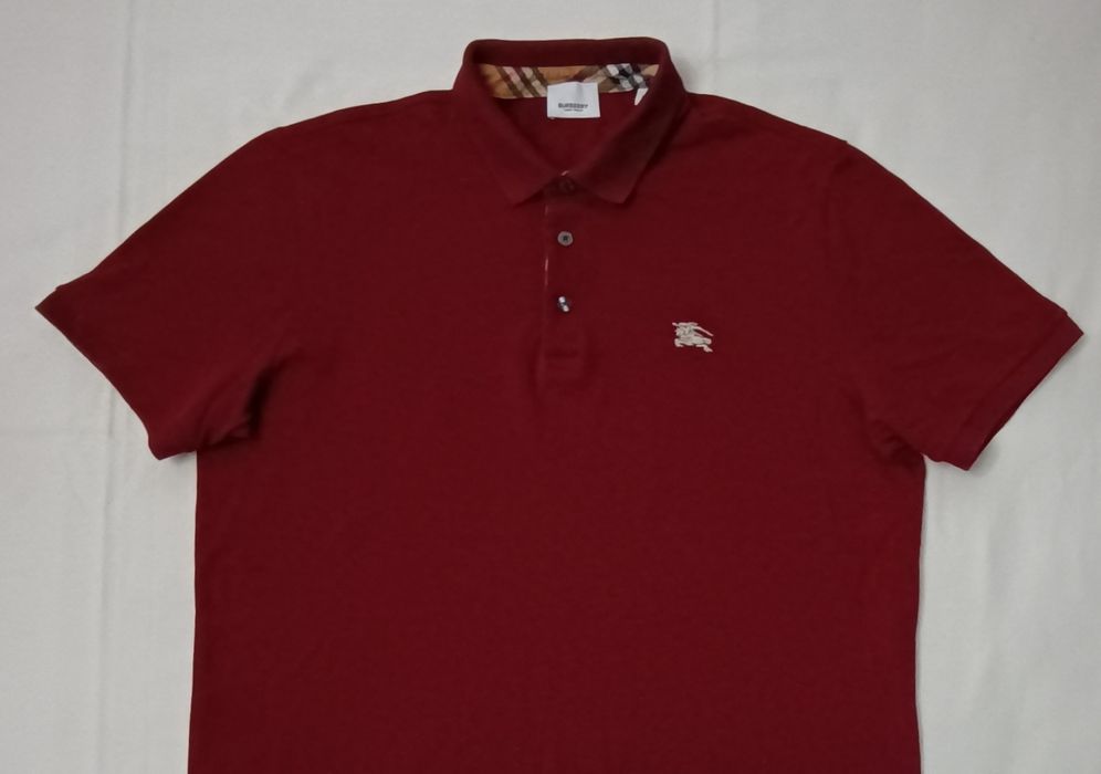 Burberry London England Polo Shirt оригинална тениска XL памучна поло