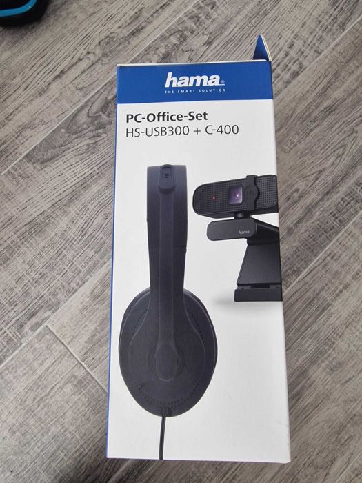 Kit casti + camera web