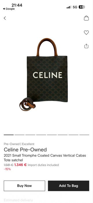 Дамска чанта модел CELINE Vertical Cabas