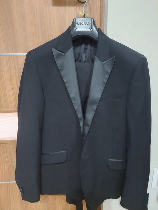 Costum negru mire/nas