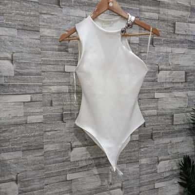 Bodysuit alb costum baie