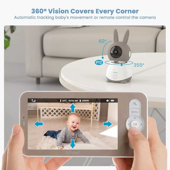 бебефНов ieGeek 2K HD WiFi – 5 инча дисплей, приложение за телефон