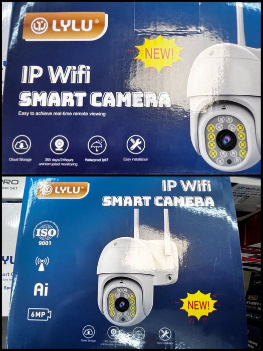 Camera ip wifi 6 mpx LYLU icsee smart безжична камера видеонаблюдение