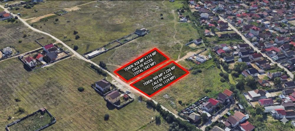 Teren 1047mp - 1129mp Promenada Mall - Jumbo | Zonă case | Intravilan