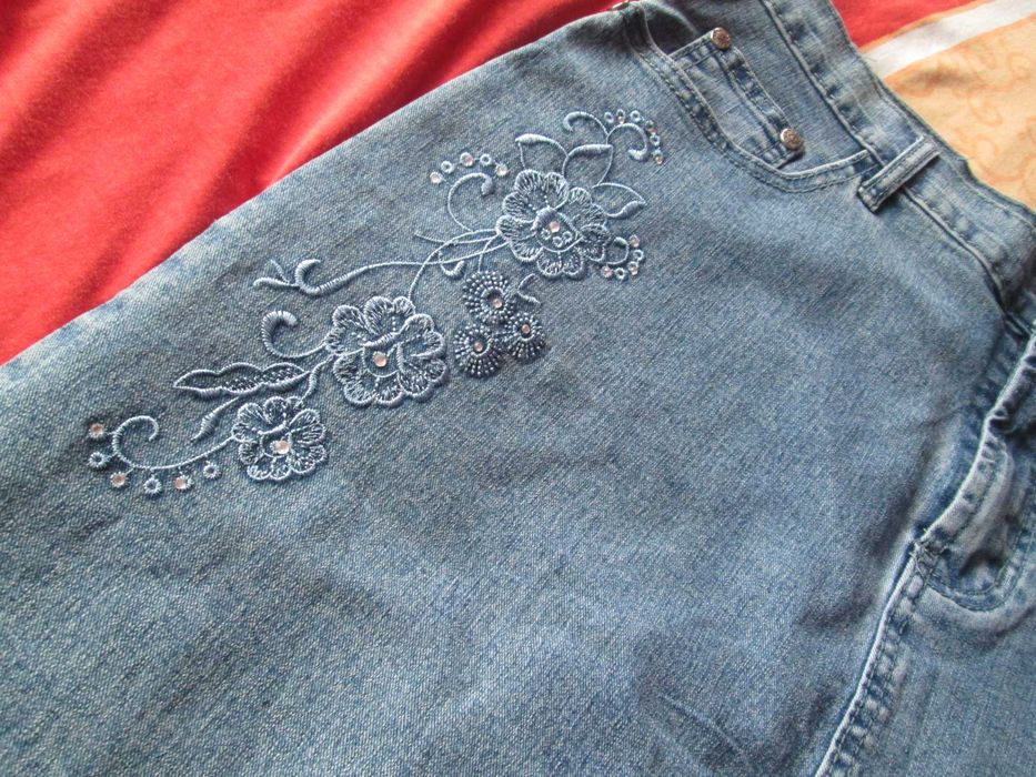 fusta blugi albastra 40