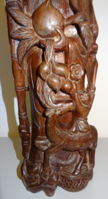 Китайска статуетка от сандалово дърво - дърворезба - МОНАХ