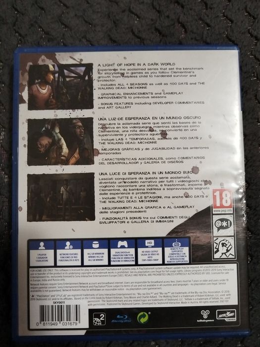 The walking Dead, ps 4