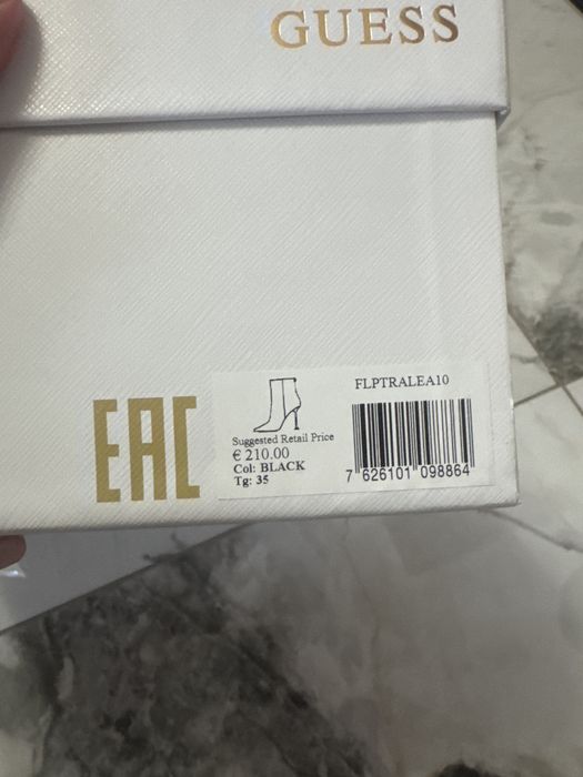 Guess дамски боти естествена кожа нови Намалени само днес