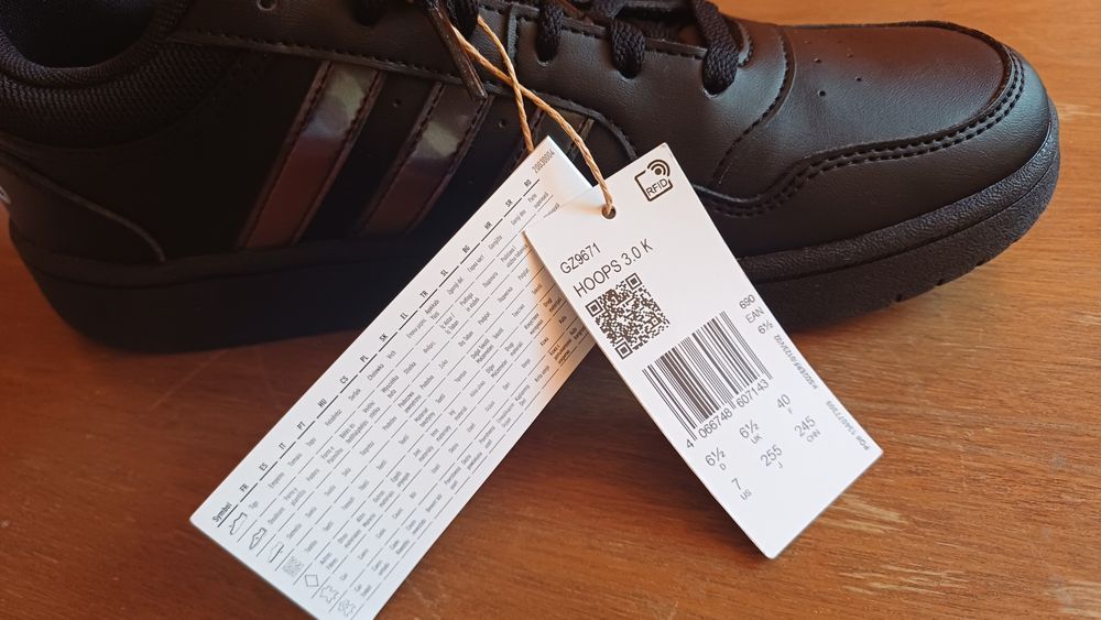 Кецове Adidas HOOPS 3.0 K GZ9671 номер 40