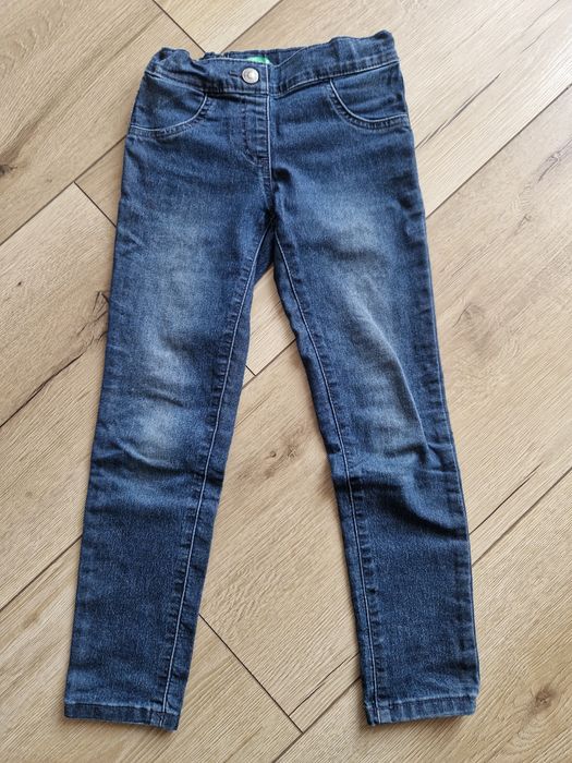 Blugi fete, 6 ani, Benetton S (120cm) si H&M 122cm