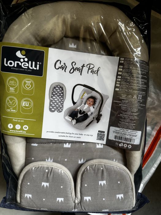 Чувалче за изписване на бебе и възглавница за седалка