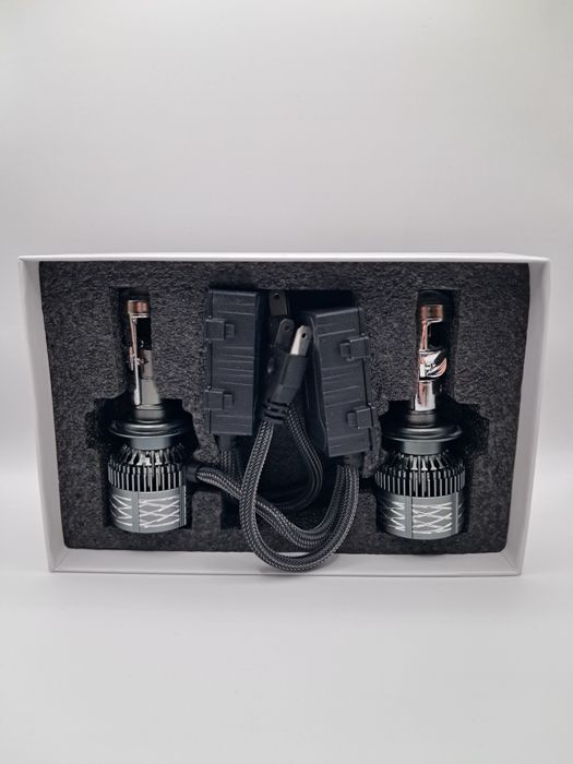 LED-uri H7 Canbus 6000K cu lupa