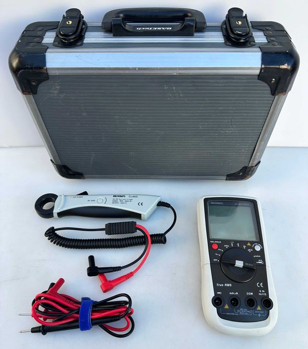 VOLTCRAFT VC281 TRMS + CLA60 - Цифров мултицет с амперклещи