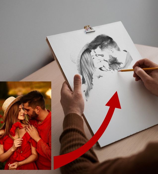 Tablouri Personalizate în Creion