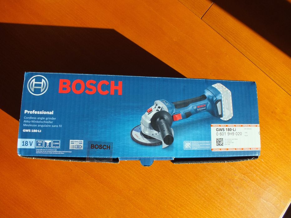 чисто нов-Bosch Professional- 18V ъглошлайф (флекс, ракета) в гаранция