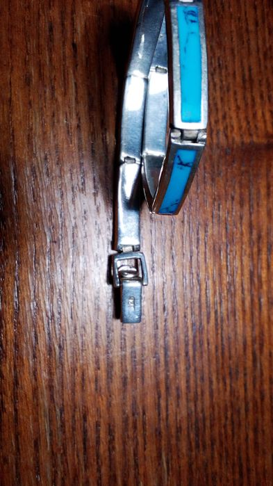 Браслет из серебра с бирюзой