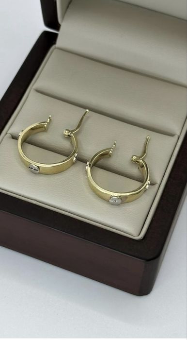 Золотые серьги #КН6627