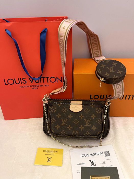 Geantă/Poșetă Lous Vuitton Multi Pochette Pink 24x13x5