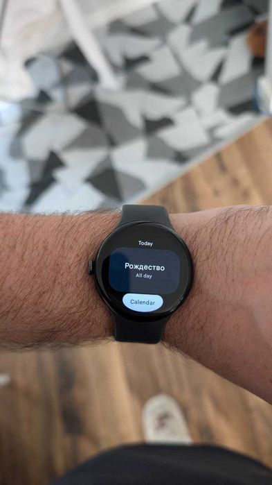 Google Pixel Watch 3 (45mm) WiFi Matte Black - Идеал, Чек