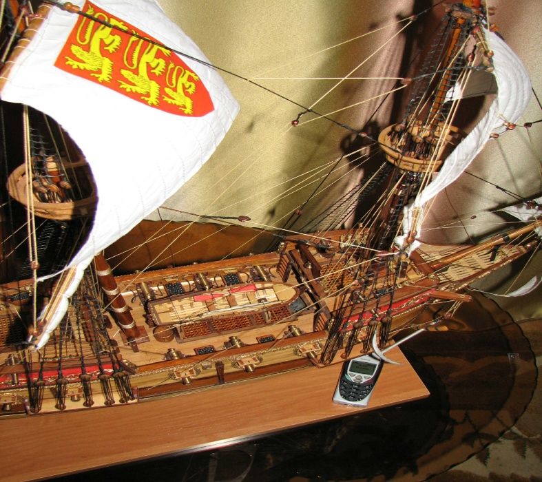 Корабль ручной работы .