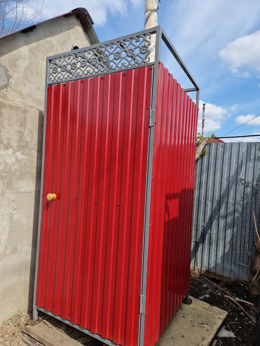 Летний душ металлический