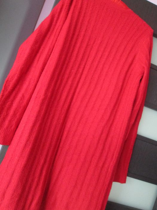 cardigan rosu cu buzunare M/L