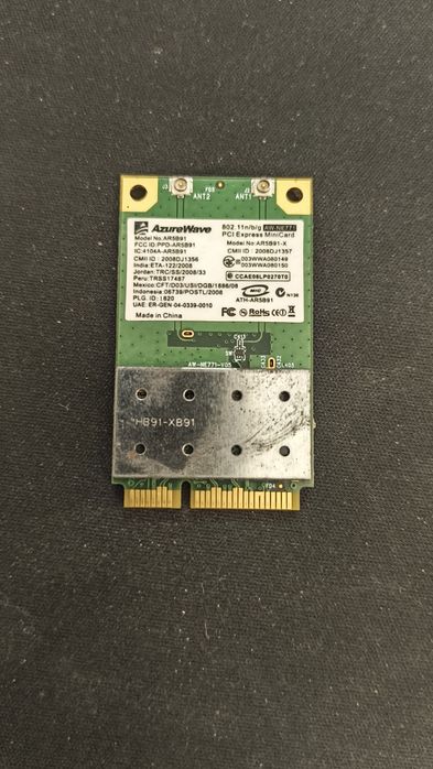 Placă Wi-Fi AzureWave AW-NE771 – Wireless N Mini PCI-E