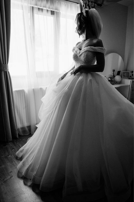 Rochie de mireasă tip prințesă