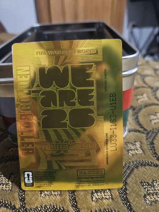 Cartonaș Panini Cristiano Ronaldo Portugalia golden baller