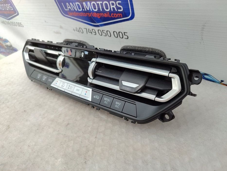 PANOU COMANDĂ CLIMATIZARE + GRILE VENTILAȚIE CENTRALE BMW 1 SERIES F40 2020 / 2019–2024 / COD OEM 6411 9855395-01 / 9855395 (5E2)