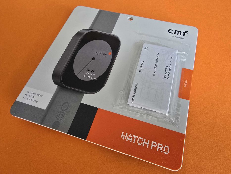 Смарт часовник CMF by Nothing Watch Pro Dark Gray (Ash Gray Strap) НОВ