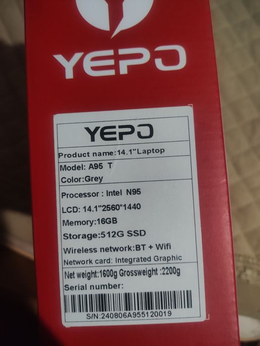 Yepo a95t сатылады срочно