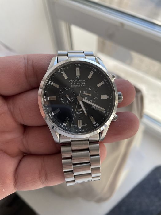 Швейцарские часы Claude Bernard Aquarider Chronograph, оригинал