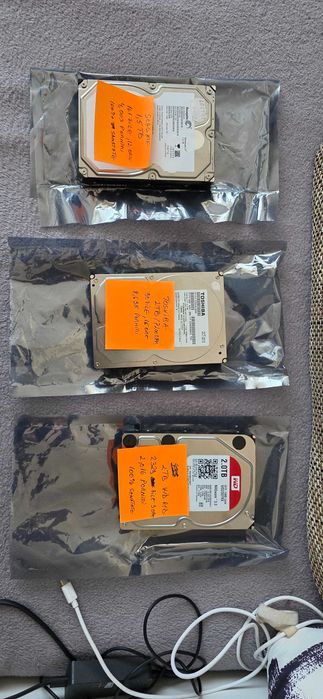 HDD 3,5 (1,5TB, 2Tb) WD Red NAS / Toshiba 7200RPM / Seagate LP