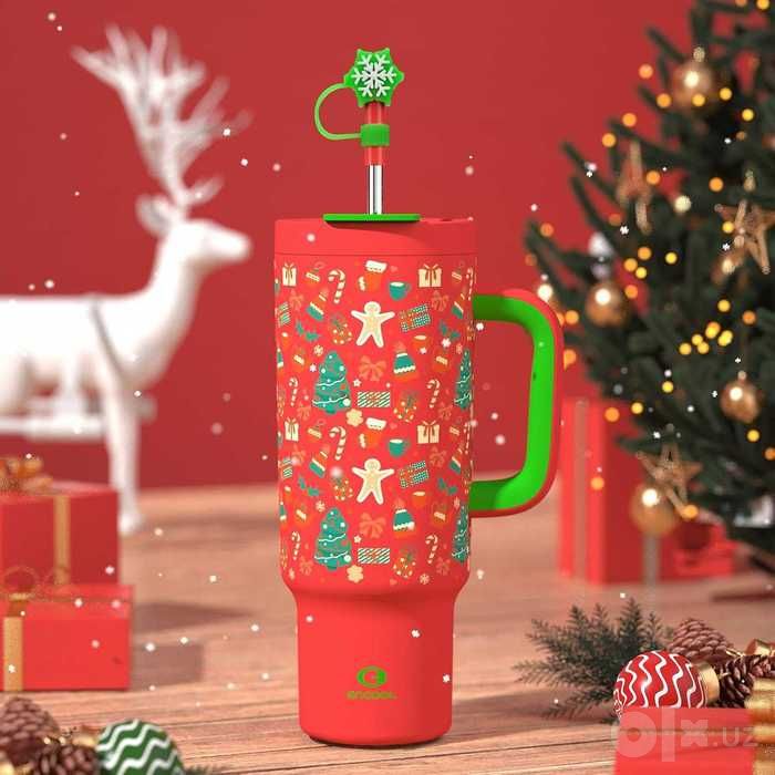 Термостакан ENCOOL Christmas 40 oz, 1,18 л, новый
