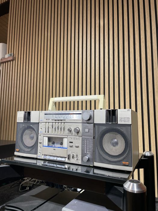 Radio casetofon boombox jvc pc r11l servisat