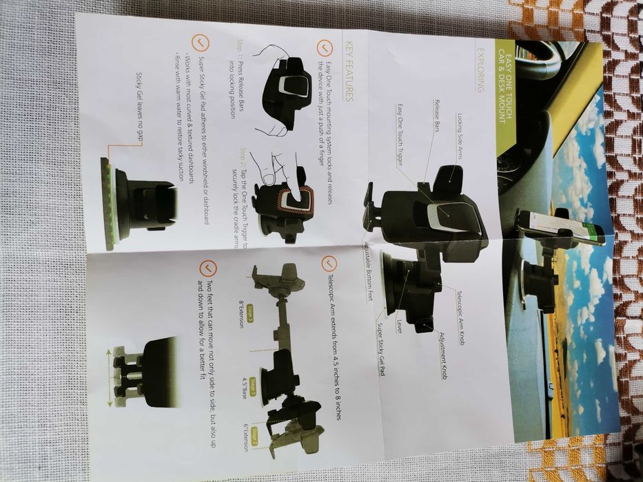 Стойка за телефон за кола