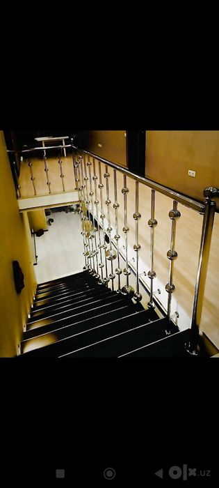 Нержавейка перила усталари