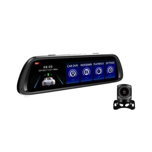 Camera Video Auto  DVR Dubla FullHD K62, Unghi 170, Display 10' LED