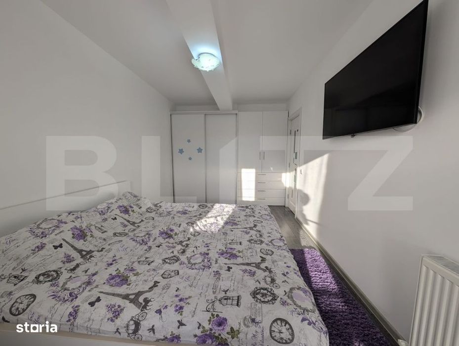 Apartament semidecomandat cu 3 camere, 68 mp utili, zona Stejarului
