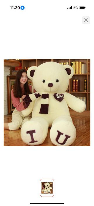 Мишка плюшевый мягкий разные