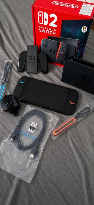 Nintendo switch doi nou nouț folosit de 2-3 ori  cu două jocuri vând sau dau la schimb pe un xbox series s/x