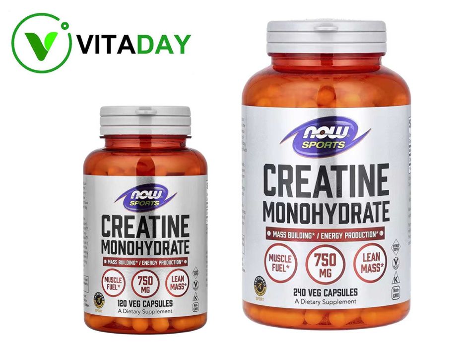 NOW Foods Sports Creatine моногидрат креатина креатин kreatin