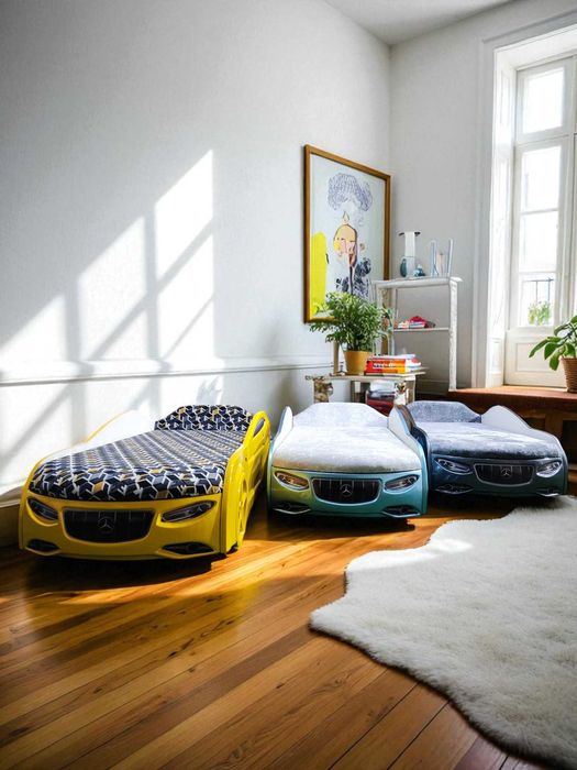 детская кровать машина