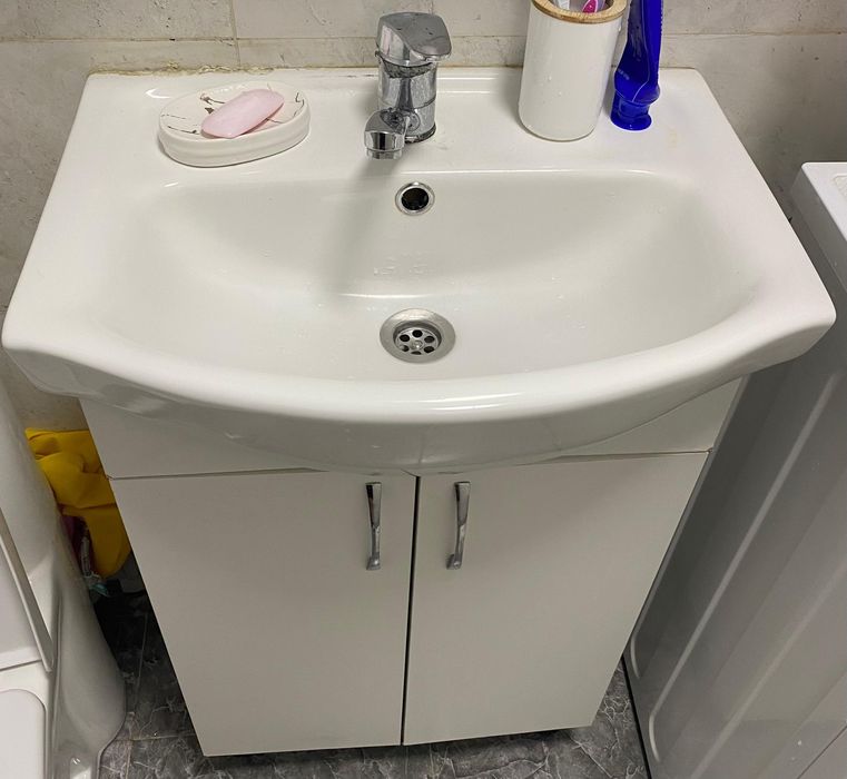 Тумба раковина зеркало