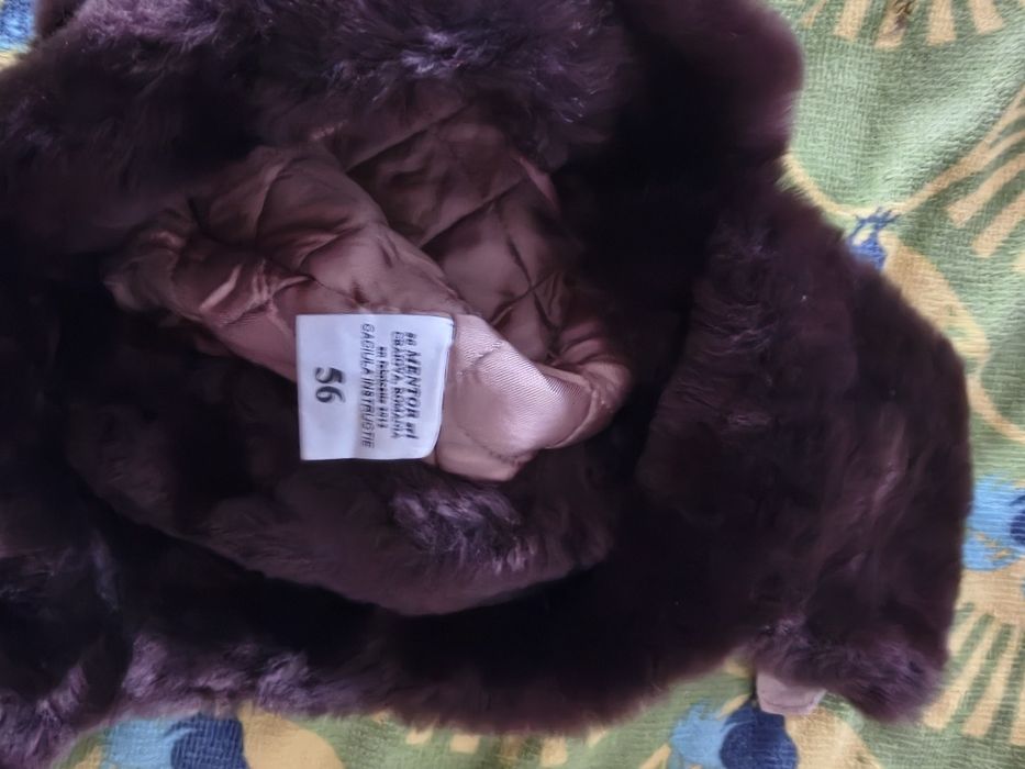 Căciulă militară de iarnă cu urechi, camuflaj, Mentor Craiova