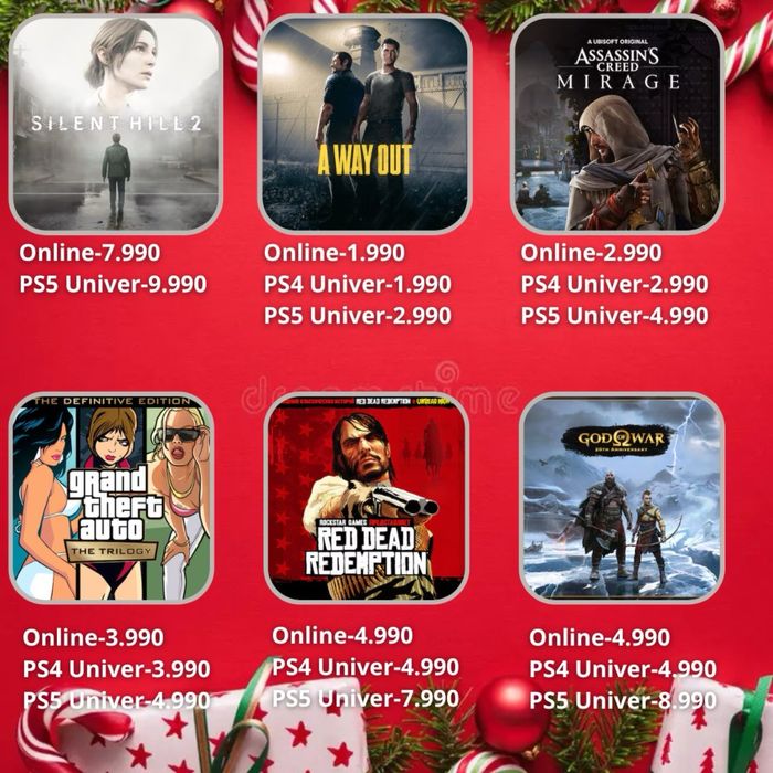 PS4 / PS5 цифрлық ойындары